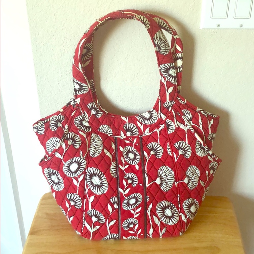 Unique Vera Bradley “Deco Daisy” Handbag